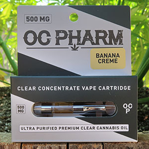 oc pharms bana creme vape cartridge