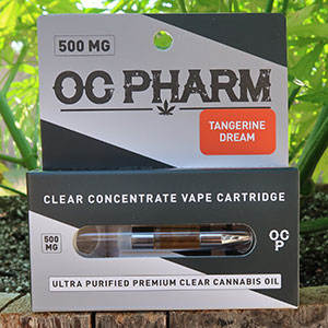 OC Pharms tangerine dream vape cartridge 500 mg