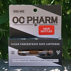 OC Pharms Soure Skittles Vape Cartridge 500 miligrams