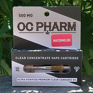 OC Pharms Watermelon Vape cartridge 500 miligrams